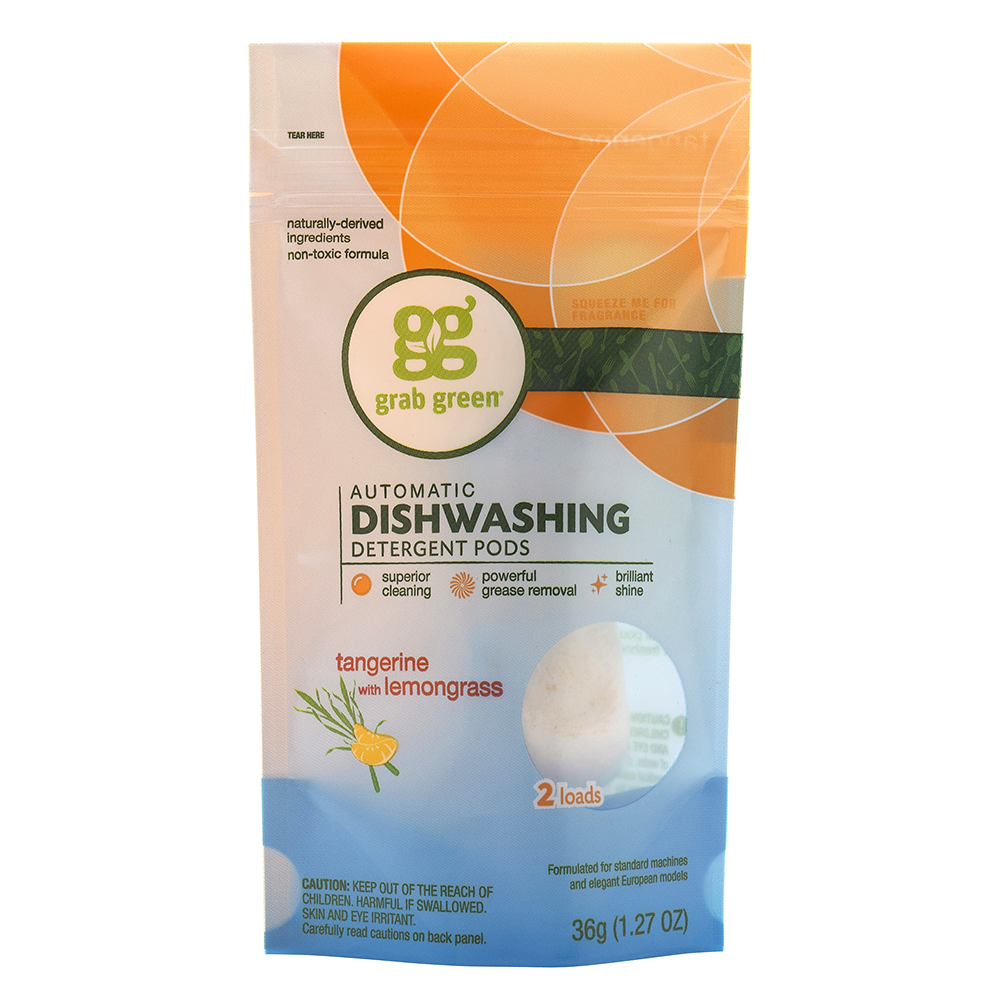 Dishwashing Detergent Pods - Tangerine with Lemongrass